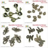 Jewelry Making Charms Suppliers Lock Skeleton Key Love Heart Scorpion