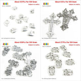 Heart Flower Cross Owl Charms for Jewelry Making