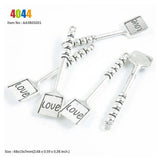 Charms for Jewelry Making - Spatula, Anchor, Tag Signs, Dog Food Dish, Bone