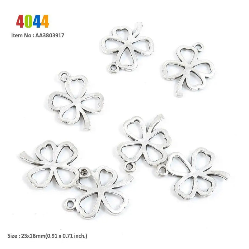 Lucky Clover Leaf Chrysanthemum Flower Buddha Head Sea Star Charms