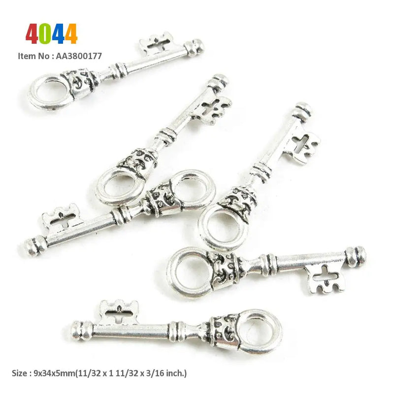 Magic Skeleton Key Bee Honeybee Numbers Numeral 9 Womens Boot Charm