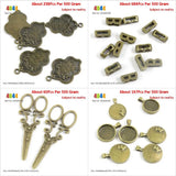 Moon Sign Tag Alphabet Letter B Loose Beads