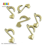 Musical Note Christmas Bells Ice Skate Branch Leaves Charm