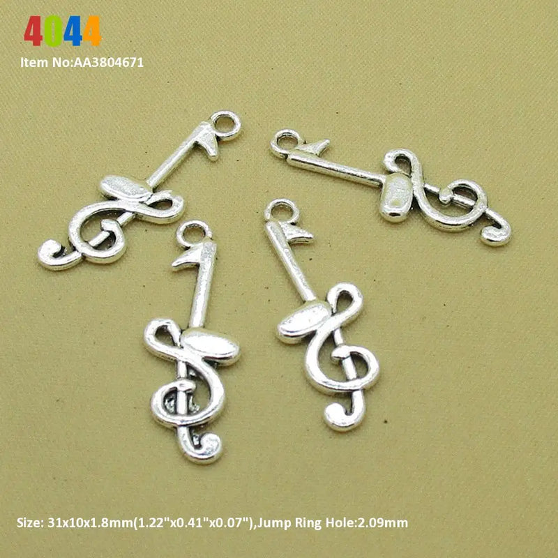 Music Note Charms for Jewelry Making