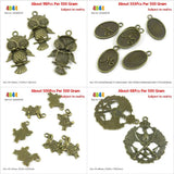 Owl Alphabet M Signs Charms for Jewelry Making