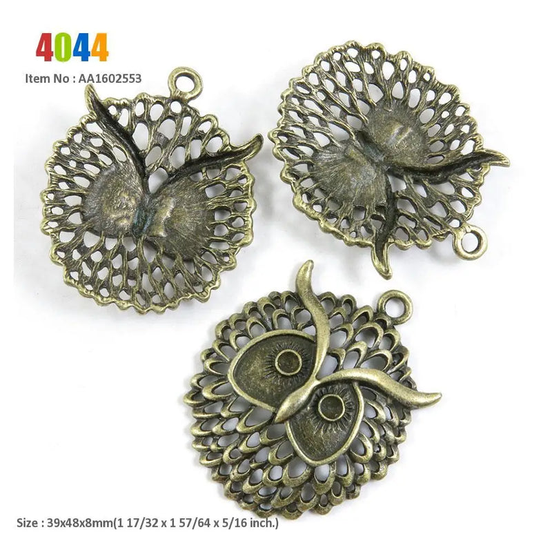 Animal Charms for Jewelry Making Set of 3