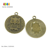 Owl Leaf Coconut Palm USA Flag Charms Lot