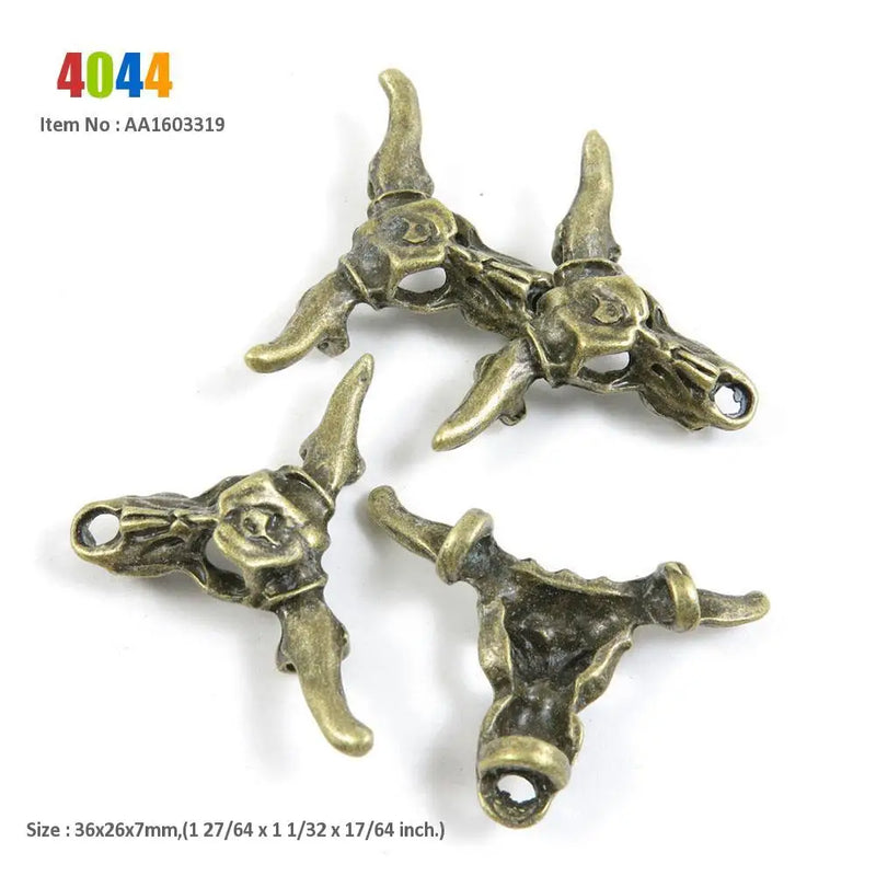 Bull Head Rocking Horse Time Clock Sunflower Charms