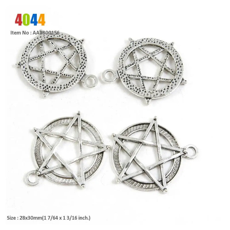 Pentacle Haircut Scissors Dragonfly Loose Beads Angel Charm