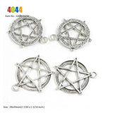 Pentacle Haircut Scissors Dragonfly Loose Beads Angel Charm