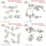 Pentagram Star Magic Skeleton Key Rabbit Hare Earring Charms