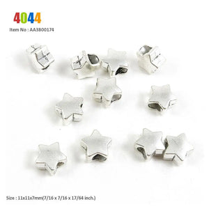 Pentagram Star Magic Skeleton Key Rabbit Hare Earring Charms