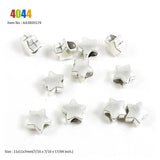 Pentagram Star Magic Skeleton Key Rabbit Hare Earring Charms