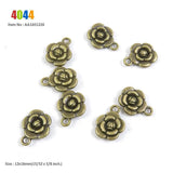 Rose Flower Rocking Horse Camera Alphabet N Cube Loose Beads