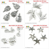 Jewelry Making Charms: Shields, Signs, Maple Leaf, Dad Love Heart, Sea Star