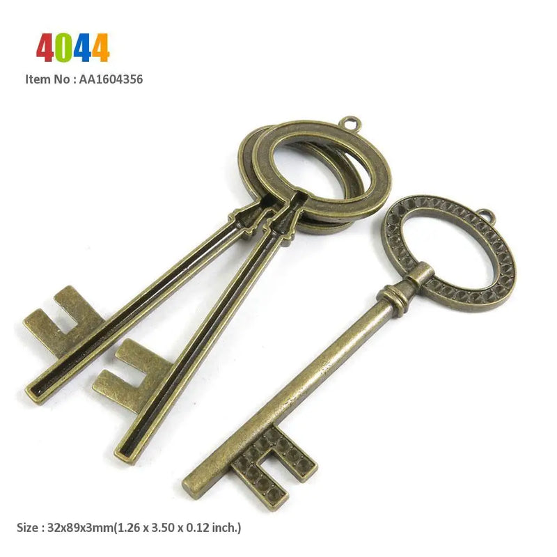 Skeleton Key Sunflower Anchor Leopard Loose Beads