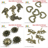 Snake Angel Twisted Heart Sunflower Dragonfly Charms