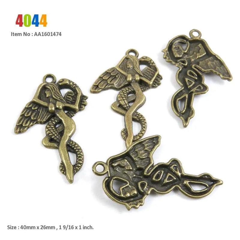 Snake Angel Twisted Heart Sunflower Dragonfly Charms
