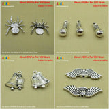 Spider Money Bag Charms Xmas Angel Wings Beads