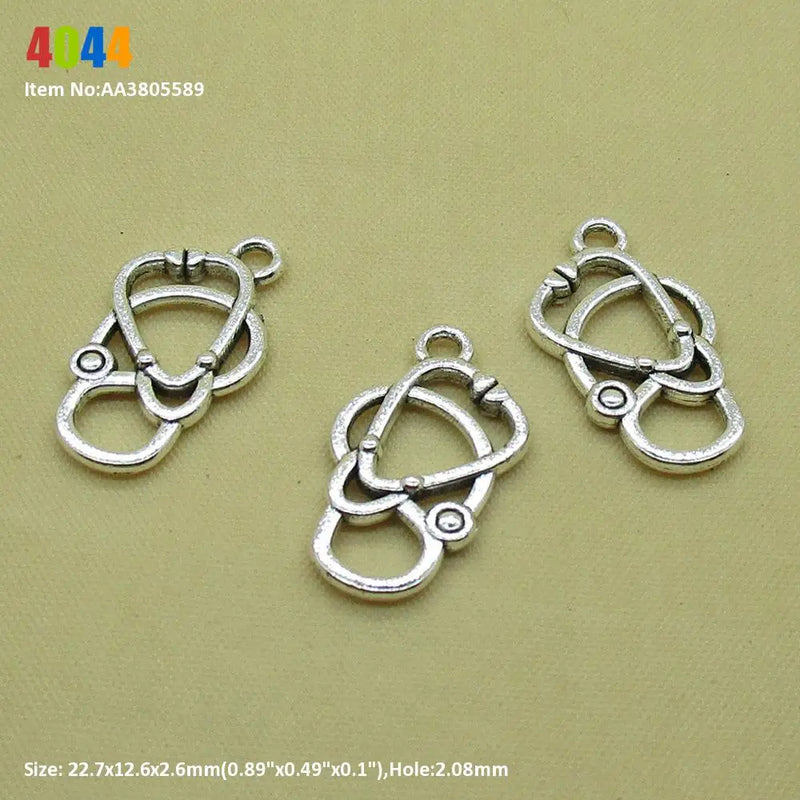 Stethoscope Seal Flower Cross Angel Wings Charms