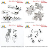 Teddy Bear Life String Oak Leaf Leaves Charms
