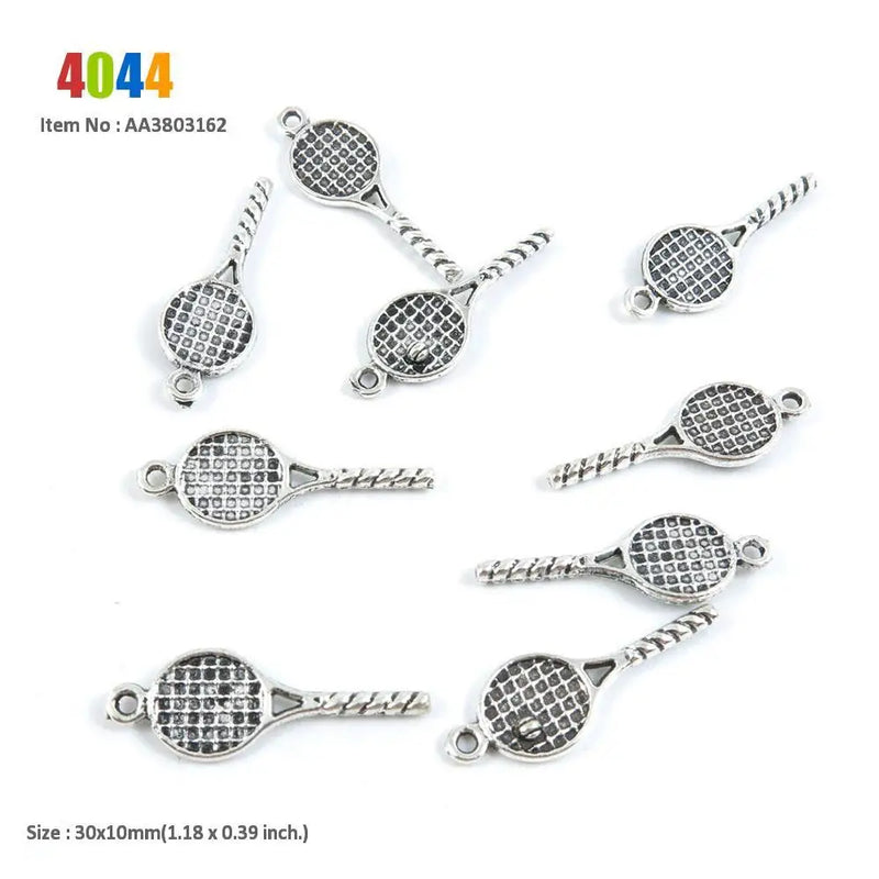 Tennis Racket Charm for Bracelet Necklace DIY Jewelry Making