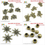 Thai Elephant Wine Rack Big Hole Loose Beads
