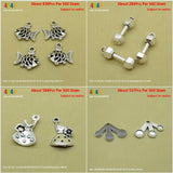 Tropical Fish Dumbbell Dress Medicine Spoon Charms