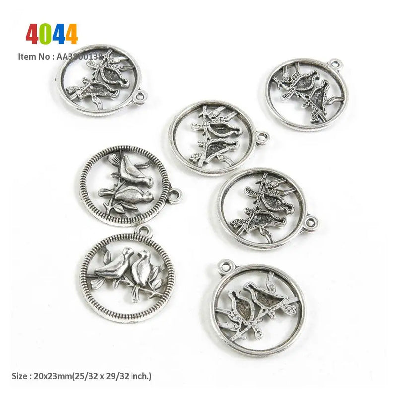 Charms Suppliers Twins Birds Machine Gun Owl Lucky Blessing Bag