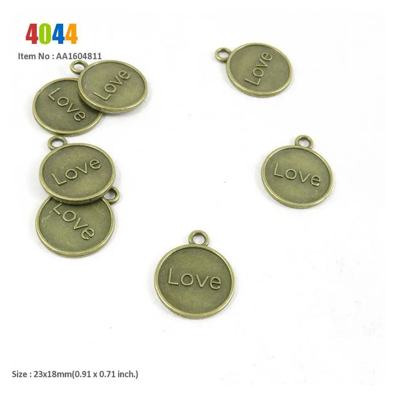 Jewelry Making Charms Love Tag Signs Money Bag Santa Claus Round
