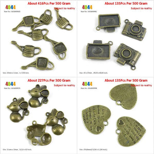 Watering Pot Can Camera Mouse Rat Heart Love Tag Charms