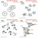 Steampunk Wheel Gear Cog Butterfly Anchor Bull Head Charms