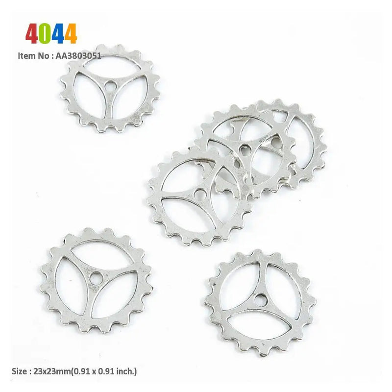 Steampunk Wheel Gear Cog Butterfly Anchor Bull Head Charms
