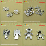 Wolf Skull Pirate Angel Teddy Bear Charm