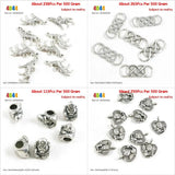 Wolf Wolfhound Dog Chinese Knot Maitreya Loose Beads Heart Angel Cupid