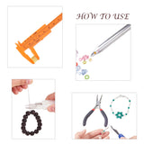 DIY Jewelry Making Tool Set with Crimp Beads, Earring Hooks, Beading Tweezers