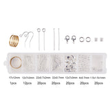 DIY Jewelry Making Tool Set with Crimp Beads, Earring Hooks, Beading Tweezers