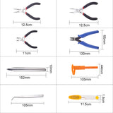 DIY Jewelry Making Tool Set with Crimp Beads, Earring Hooks, Beading Tweezers