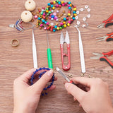 DIY Jewelry Making Tool Set with Crimp Beads, Earring Hooks, Beading Tweezers