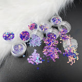 Dried Flower Plants for Resin Pendant - Golden Sequins Filling