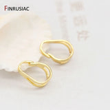 14K Plated Pinch Clasp For Pendants DIY Necklace