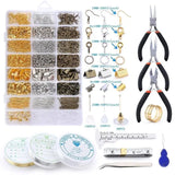 DIY Jewelry Findings Set Tool Kit for Making Earrings Bracelets Necklaces