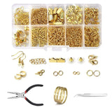 DIY Jewelry Findings Set Tool Kit for Making Earrings Bracelets Necklaces