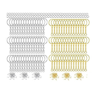 Jump Rings 300Pcs for KEY Chain DIY Tools Hand Craft Making Supplies