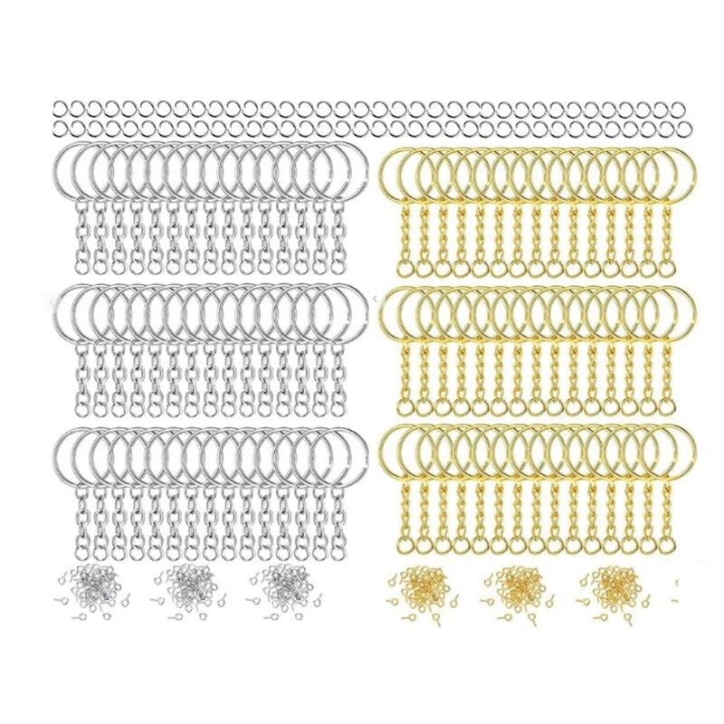 Jump Rings 300Pcs for KEY Chain DIY Tools Hand Craft Making Supplies