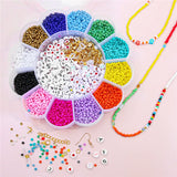 DIY Jewelry Making Kit with Beads, Letters, Hooks, Chain, String, Clasp & Box
