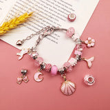 DIY Jewelry Making Kit for Girls - Charm Bracelet Necklace Beads Set