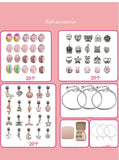 DIY Jewelry Making Kit for Girls - Charm Bracelet Necklace Beads Set
