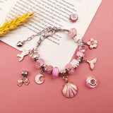 Charm Bracelet Necklace DIY Kit for Girls