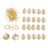 DIY Cowrie Shell Jewelry Making Kit with Accessories